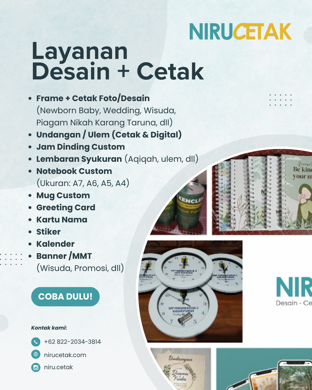 Layanan Desain & Cetak
