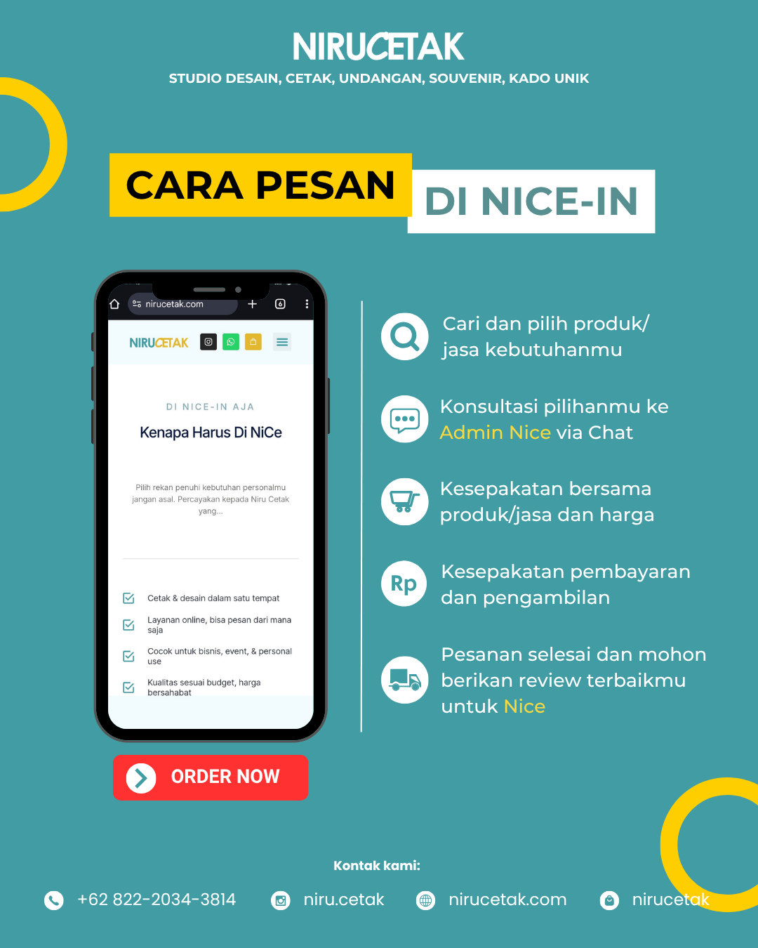 Cara Pesan di Nice