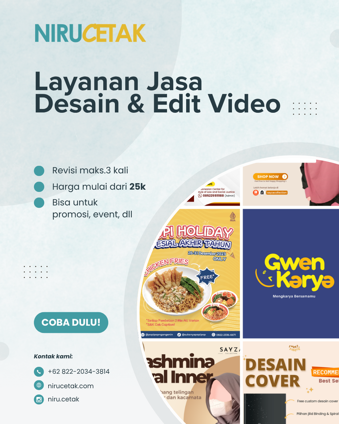 Jasa Desain & Edit Video