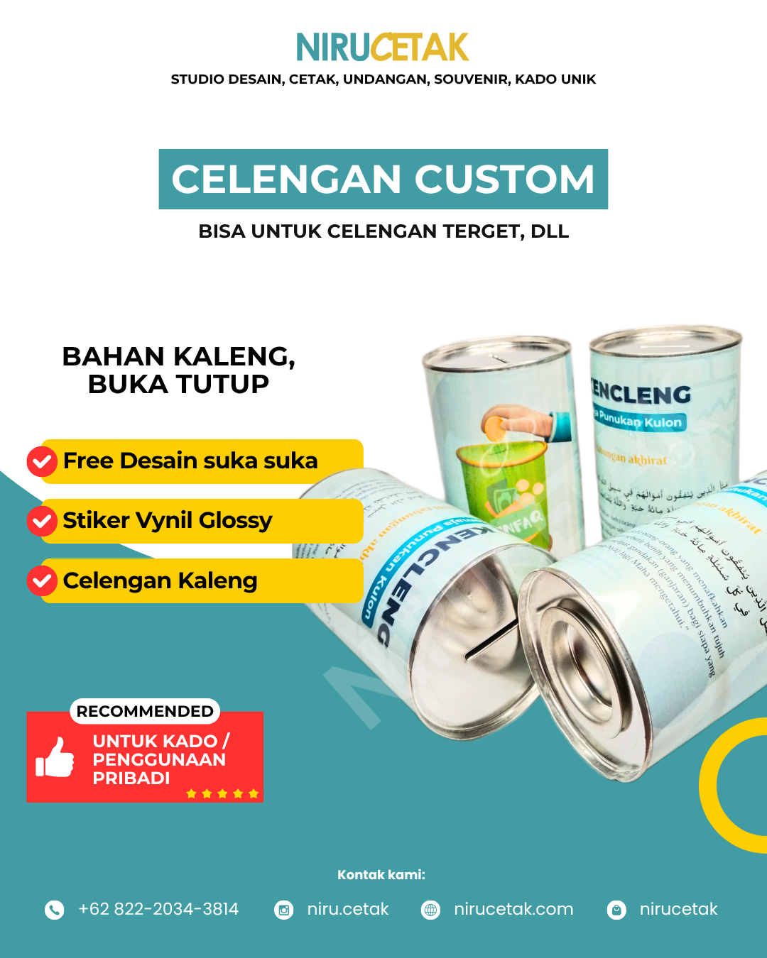 Celengan Custom