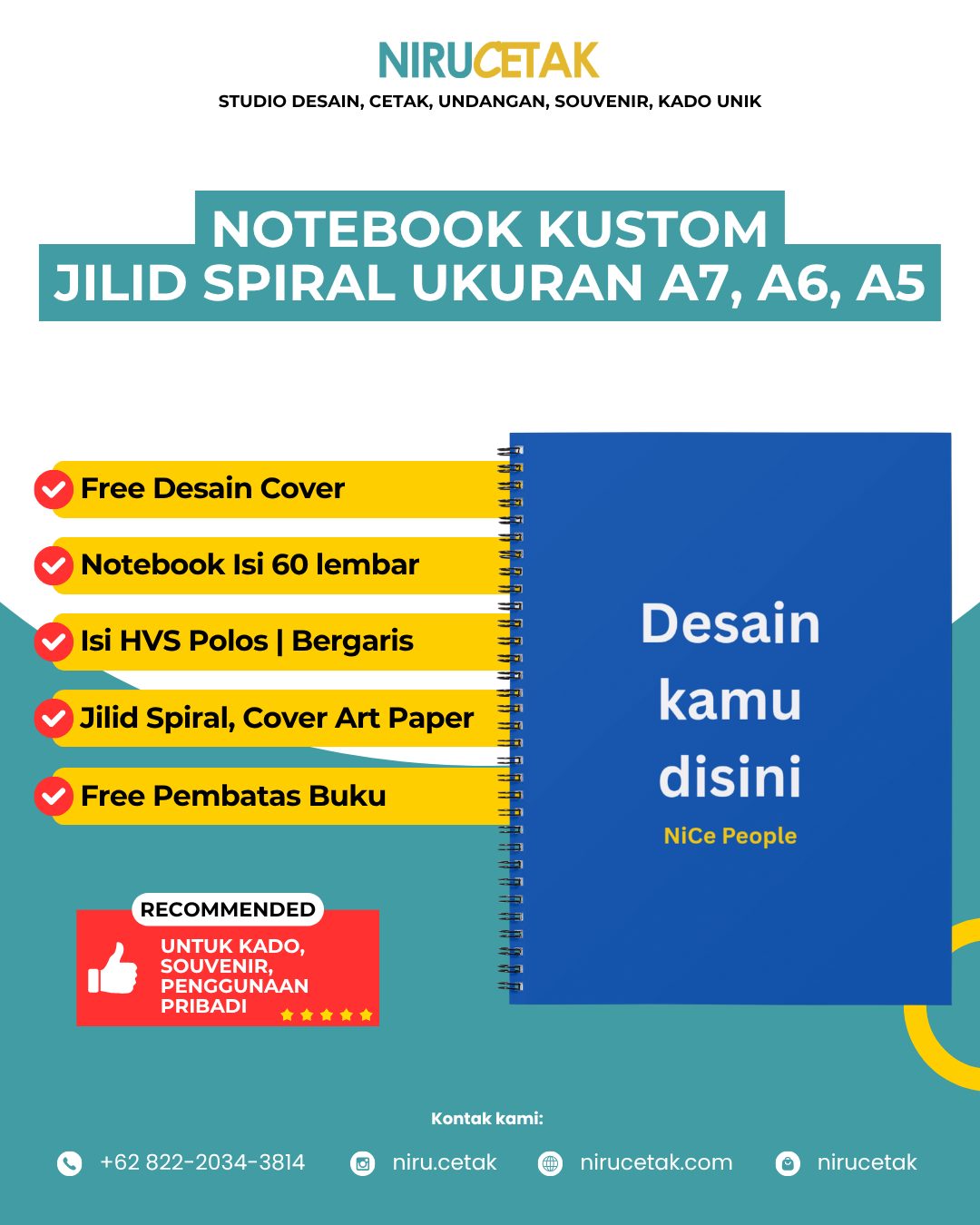 Notebook Kustom
